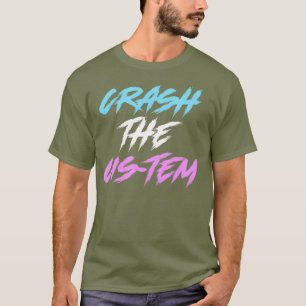 T-shirt Écrasez La Reine Du Glisser Cis-Tem