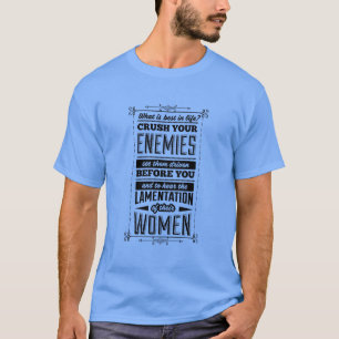 T-shirt Écrasez vos ennemis