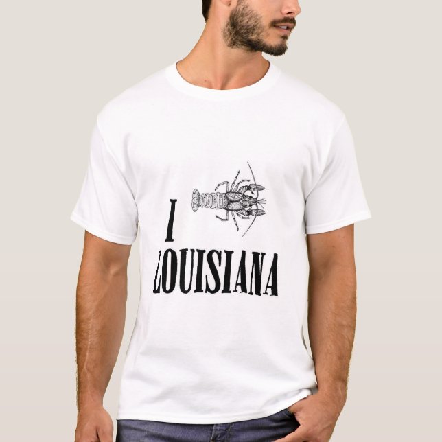 T-shirt Écrevisses de la Louisiane (Devant)