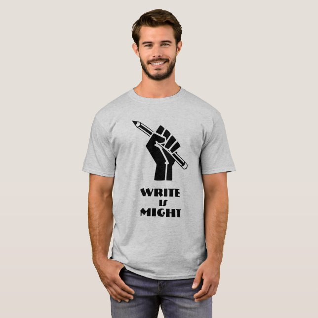 T-shirt Écrire (Devant entier)