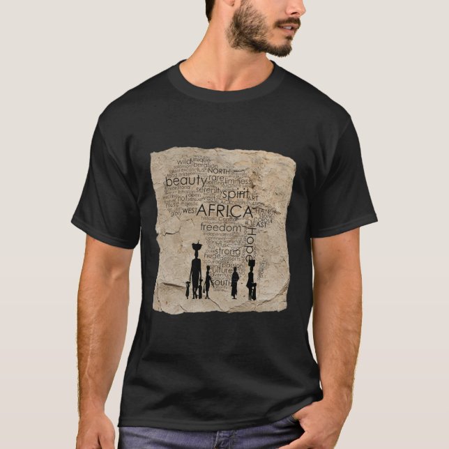 T-shirt Écrit En Pierre (Devant)
