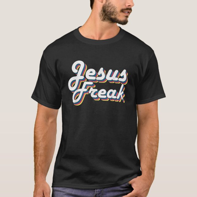 T-shirt Écriture biblique dévotionnelle Jésus Freak chréti (Devant)