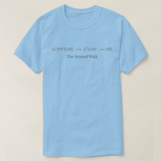 T-shirt Écriture Histoire Vie – Texte marron
