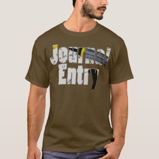 T-shirt Écriture journal