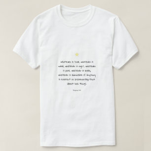 T-shirt Écriture Motivationnelle Inspirante Citation de la