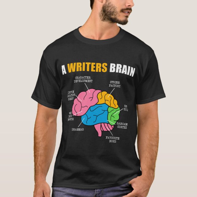 T-shirt Écriture Publié Auteur Livre Écrivain A Écrivains (Devant)