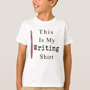 T-shirt Écrivain Amusant C'Est Mon Écriture
