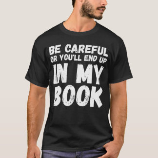 T-shirt Écrivain Drôle Romancier Journaliste Auteur Écritu