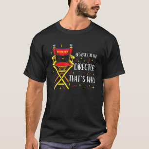 T-shirt Écrivain Producteur Acteur Réalisateur Cinéaste To