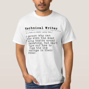 T-shirt Écrivain technique - "Assistant Word"