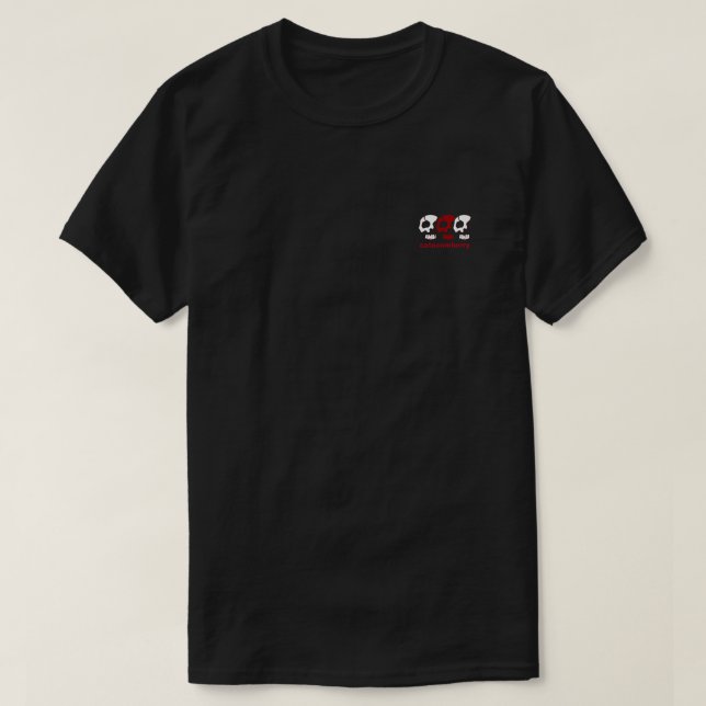 T-SHIRT ÉCRIVAINS DE NEIGE PAR CATCOMBERRY (Design devant)
