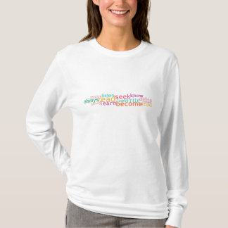 T-shirt Écrivez, définissez, inspirez