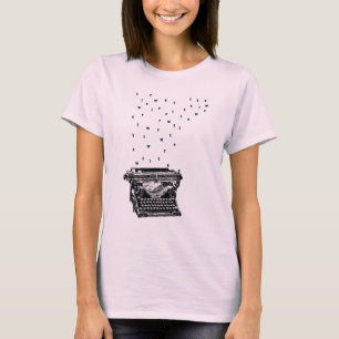 T-shirt Écrivez la pièce en t organique