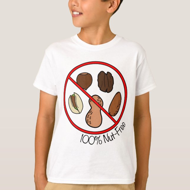 T-shirt Écrou 100% libre (noix et arachides) (Devant)