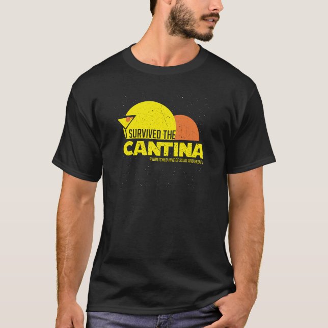 T-shirt Écume et Cantina d'infamie (Devant)
