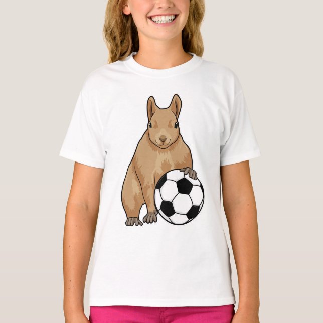 T-shirt Écureuil à Soccer Sports (Devant)