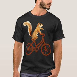 T-shirt Écureuil à vélo Écureuil
