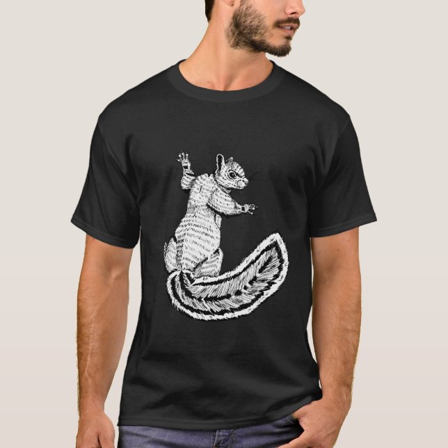 T-shirt Écureuil amical (Devant)