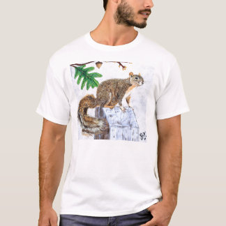 T-shirt Écureuil de Fox rouge