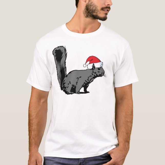 T-shirt Écureuil de Noël (Devant)