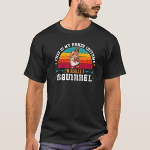 T-shirt Écureuil disant un écureuil Vintage rétro