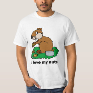 T-shirt Écureuil drôle