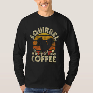 T-shirt Écureuil Et Café - Whisperer Ani De L'Écureuil