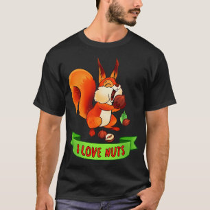 T-shirt Écureuil I Love Nuts 2
