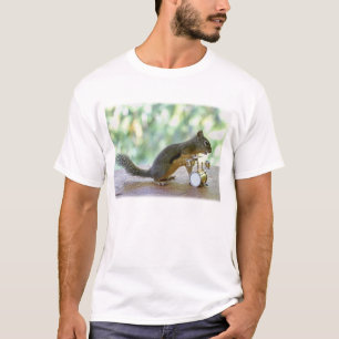 T-shirt Écureuil jouant des tambours