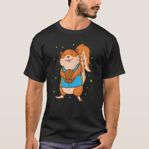 T-shirt Écureuil jouant Écureuil Arbre Basketball Animal