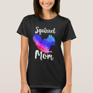 T-shirt Écureuil Maman Équipe Animaux de la Forêt Noix Na