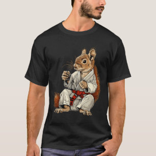 T-shirt Écureuil MMA Jiu-Jitsu Judo Kickboxing Kung Fu