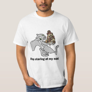 T-shirt Écureuil nuts drôle