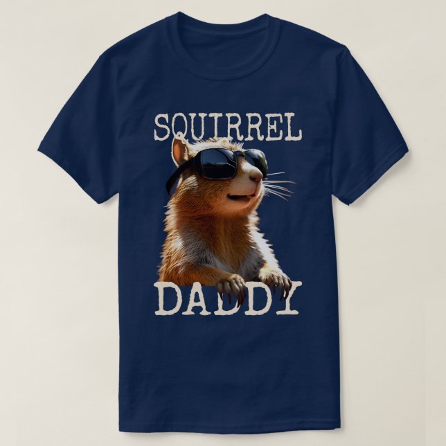 T-shirt Écureuil Papa Papa Papa Fête des pères Écureuil Fa (Design devant)