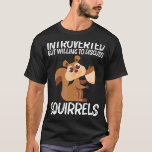 T-shirt Écureuil Pour Hommes Femmes Rodent Forêt Animal
