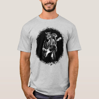 T-shirt Écureuil Psychedélique à la Guitare - Rock Vintage