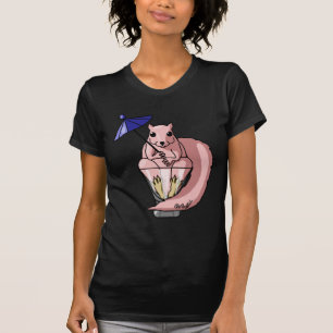 T-shirt Écureuil rose