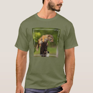 T-shirt Écureuil roux bébé