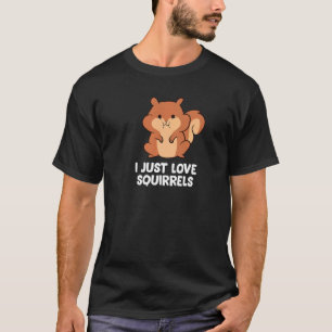 T-shirt Écureuils J'adore les écureuils