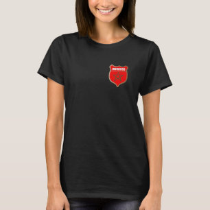 T-shirt Ecusson du drapeau du Maroc pour les Marocains et