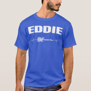 T-shirt Eddie Guitare Musique Battement de cœur Guitariste