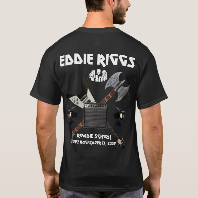 T-shirt Eddie Riggs Roadie School Brutal Legend (Dos)