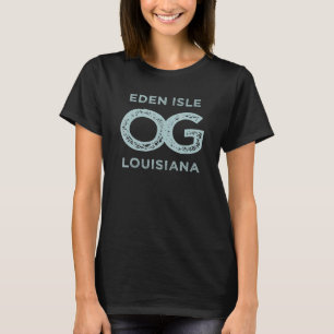 T-shirt Eden Isle Louisiane Montre Votre Fierté De Ville N