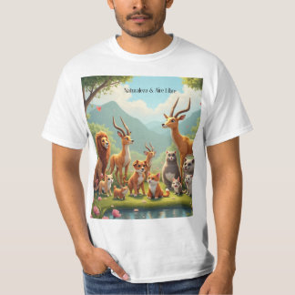 T-shirt Éden Natural: Colección de Escapes Silvestres en 4