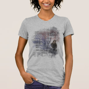 T-shirt Edgar Allan Poe, Poème "Le Corbeau"