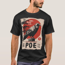 Edgar Allan Poe Raven Design de littérature gothiq