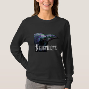T-shirt Edgar Allen Poe Le Corbeau Plus Halloween