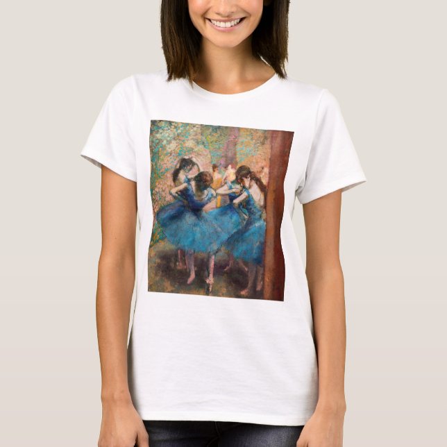 T-shirt Edgar Degas - Danseurs en bleu (Devant)