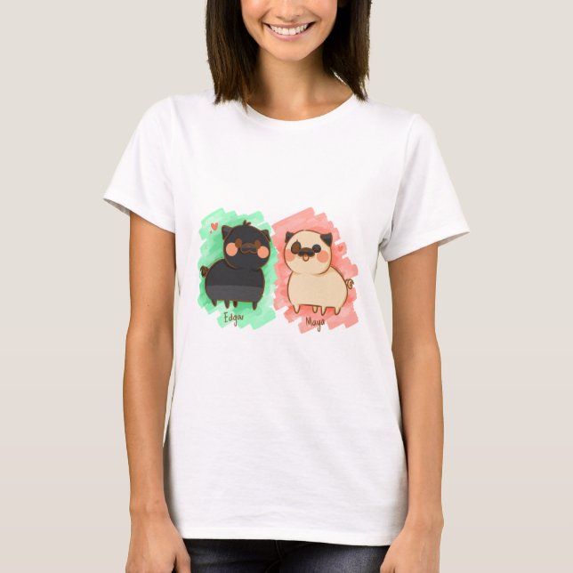 T-shirt Edgar et Maya (Devant)