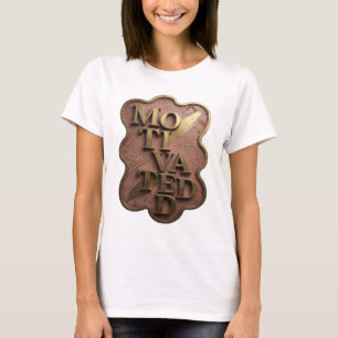 T-shirt Edgy Gold MOTIVATED
